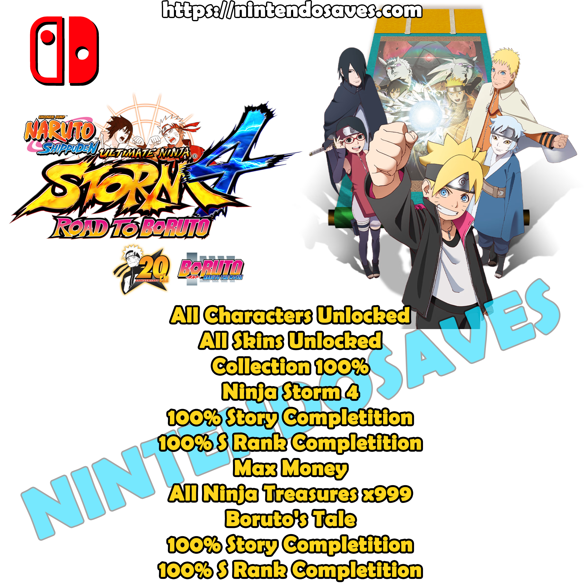 NARUTO SHIPPUDEN ULTIMATE NINJA STORM 4 ROAD TO BORUTO - Nintendo